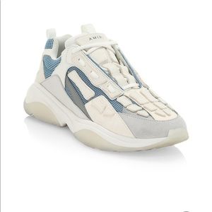 Amiri Men's Bone Runner Leather Sneakers